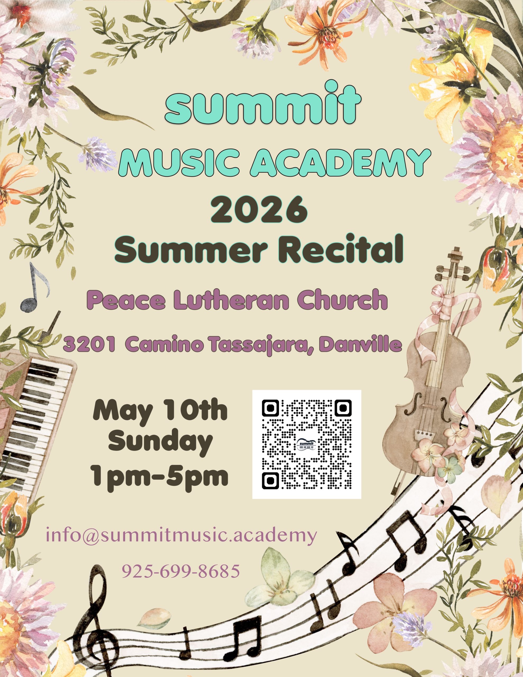 Summer Recital Poster Updated